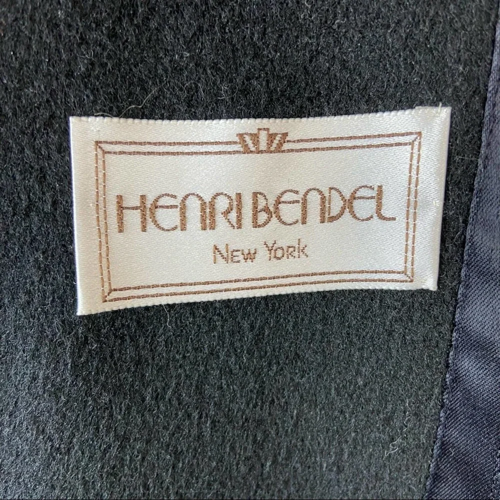 Vintage Isaac Mizrahi black wool trench coat - Picture 9 of 13